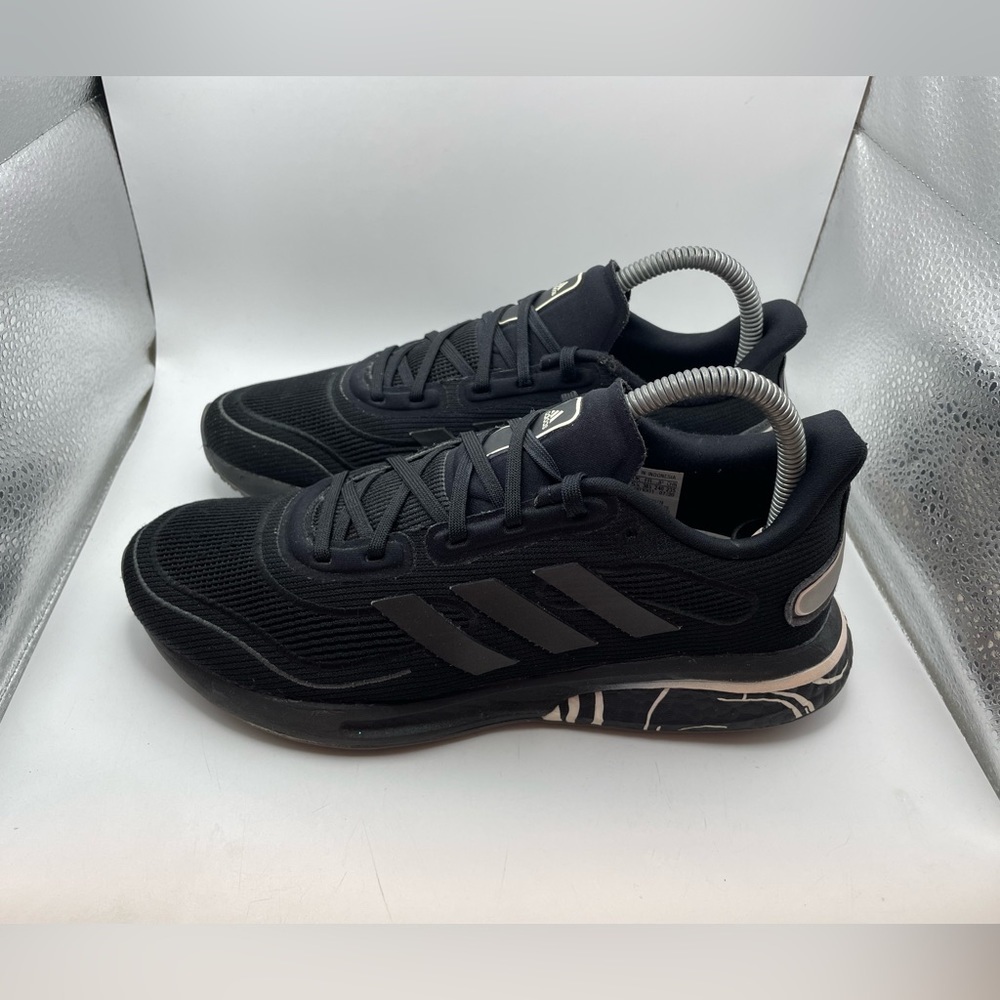 Adidas Supernova Boost black womens sneakers size 7